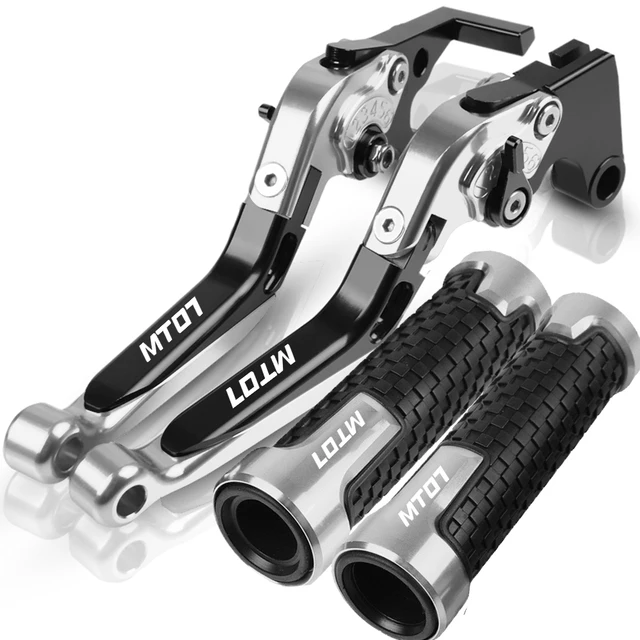 Motorcycle Accessories FOR YAMAHA MT07 MT 07 MT-07 2014 2015 2016 2017 2018 2019 2020 2021 Brake Clutch Levers Handlebar Grips MT07 2014-2020
