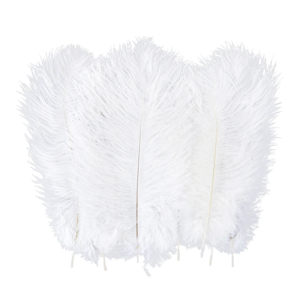 10Pieces Natural Ostrich Feather Wedding Home Decoration 15-20cm/25-30cm/30-35cm For Party Ostrich Plumes Centerpiece Diy Crafts