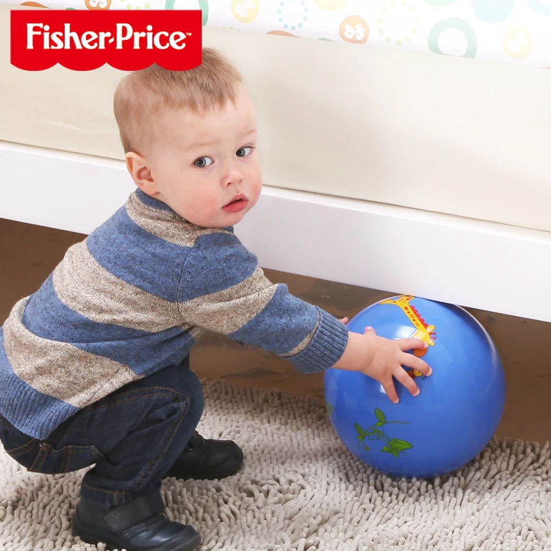 Fisher-Price детские игрушечные мячи ПЭТ мяч детский сад мультфильм животных надувной мяч детский мяч детские развивающие игрушки для детей