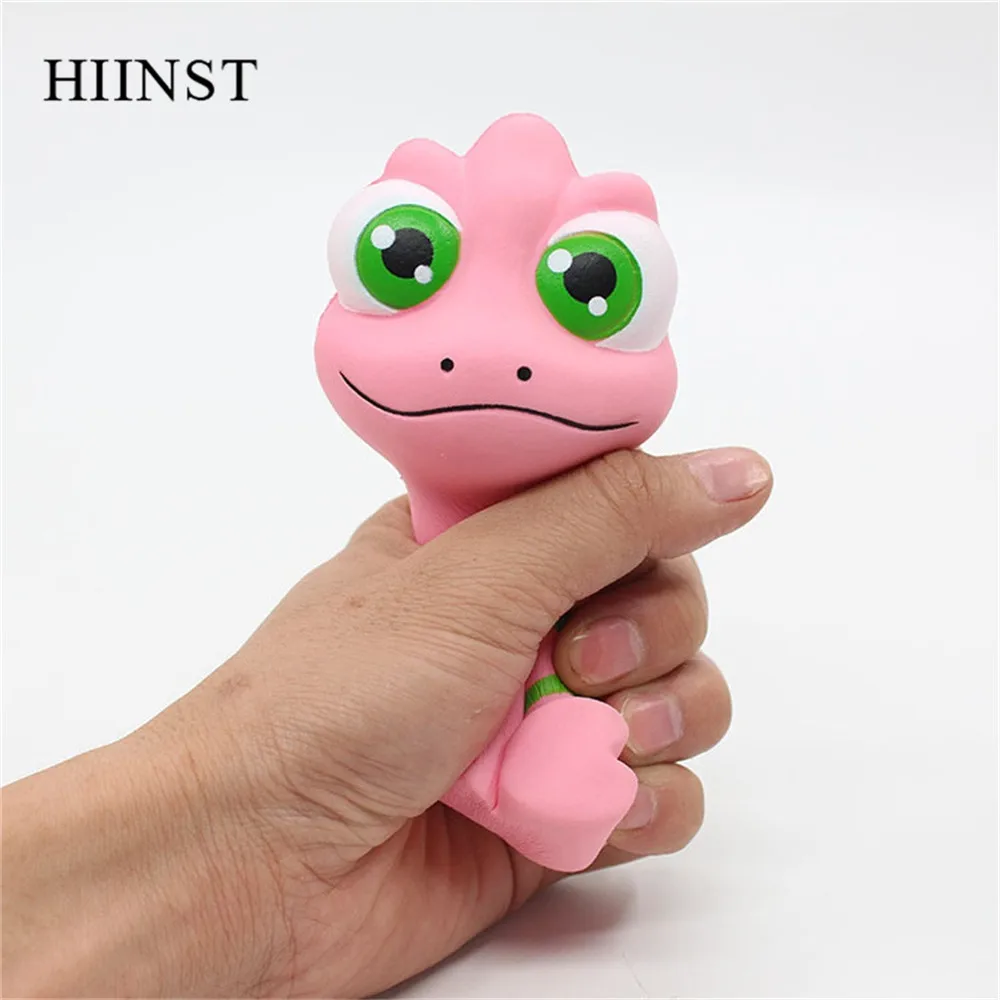 HIINST/Детские игрушки для Хэллоуина, сжимающий стресс, мультяшный хамелеон, ароматизированный, медленно поднимающийся, ароматизированный, игрушка для взрослых, снимает стресс, реалистичные игрушки