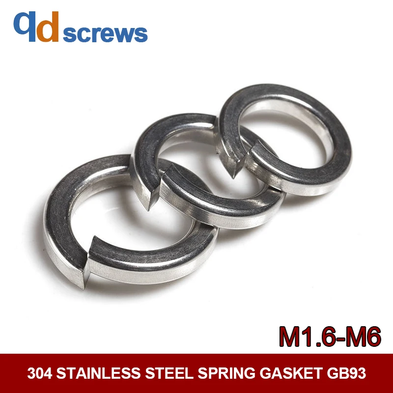 

304 316 M1.6M2M2.5M3M4M5M6 stainless steel spring gasket GB93