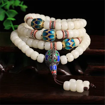 

ORIGINAL TIBETAN WIND BODHI ROOT BEADS HANDICRAFT 108 MULTI CIRCLE BEADS MALA BRACELET OR NECKLACE FOR MEN AND WOMEN WHOLESALE