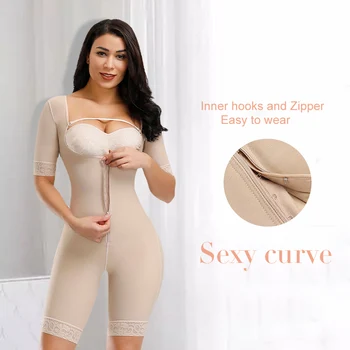 

Compression Tummy Control Overbust Postpartum Recovery Slimming Sheath Belly Bodyshaper Butt Lifter Shapewear Adjustable Straps