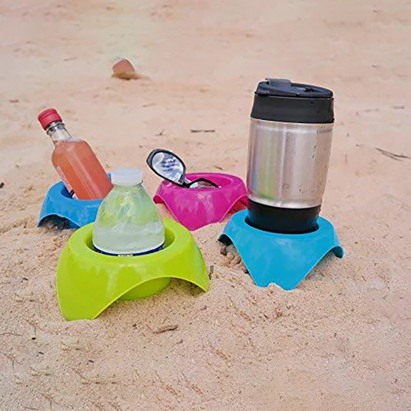 WYEWYE Beach Sand Drink Beverage Cup Holder Beach Vacation Accessory
