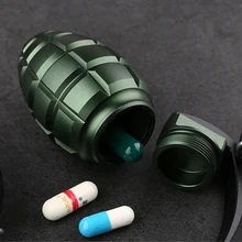 Новая портативная Водонепроницаемая бутылка для лекарств из алюминиевого сплава, бутылка для таблеток, EDC, инструмент для кемпинга, инструмент для первой помощи, инструмент для выживания