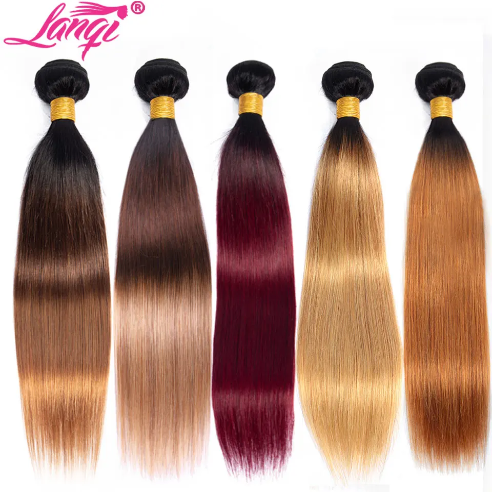 

straight hair bundles 1b/99j burgund Wine Red Ombre Human Hair Bundles brazilian hair weave Bundles Deals NonRemy hair extension