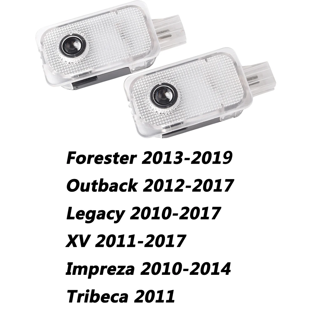 2X для Subaru BRZ Forester SJ SK Outback Legacy GP GJ XV Inpreza Tribeca Автомобильный Дверной логотип огни