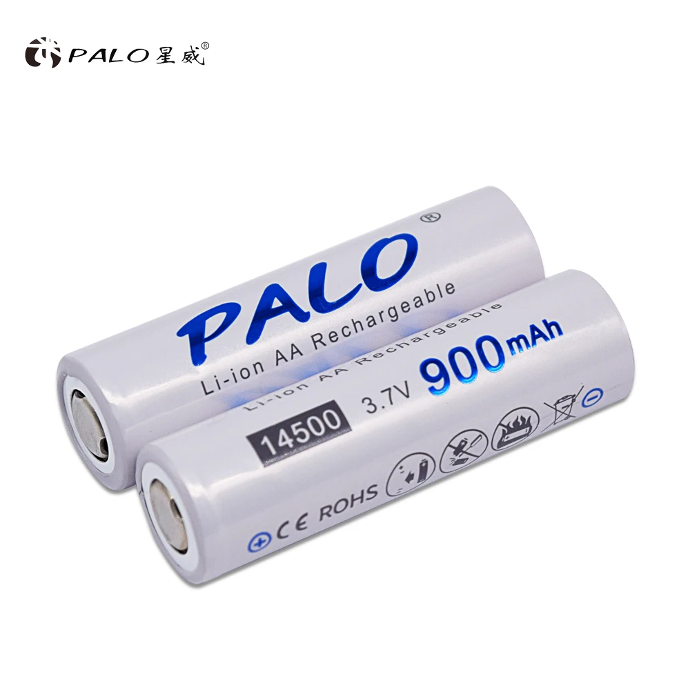 AA 3,7 v 14500 перезаряжаемая батарея 2a batteria 900mah литий-ионная аккумуляторная батарея rechargeabl с зарядным устройством для aa 18650 14500