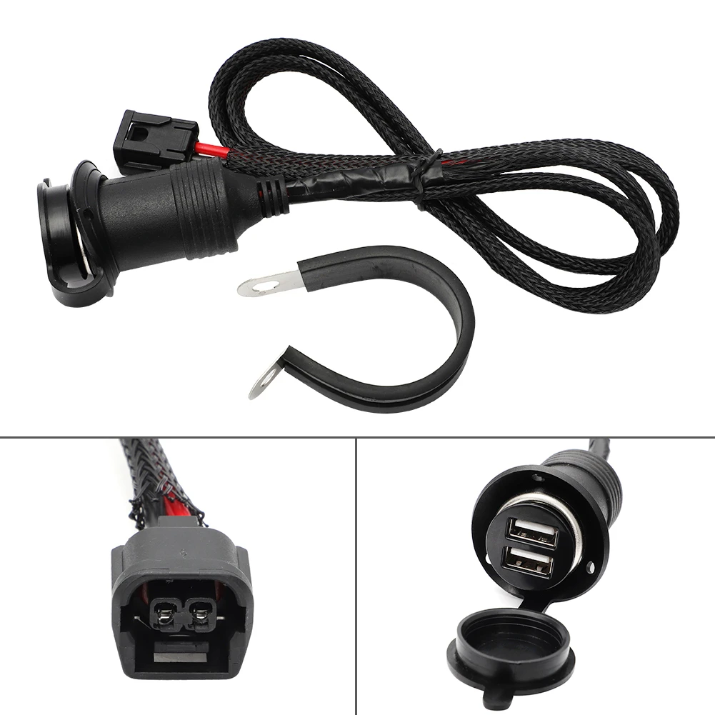 For Honda CRF300L CRF250L Rally Dual USB Accessory Outlet Socket