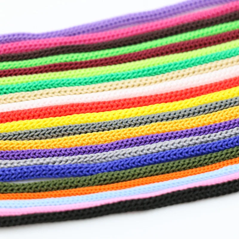 4/5/6mm PP Beam Mouth Polypropylene Rope Closing Cord Crochet Nylon Hollow Drawable Braided Hook Bag Portable Tying Rope polypropylene rope