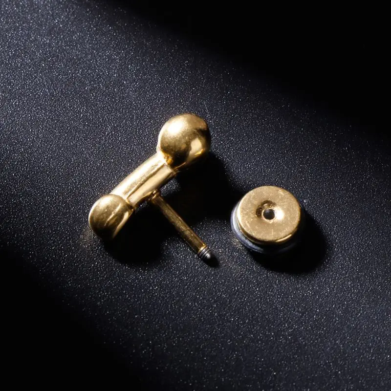 1pc Punk Earrings Fashion Personality Exaggerate Men Male Jewelry Brincos Charms Ear Stud Creative Unique Sexy Anti Allergy 5