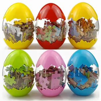 

60PCS Dinosaur Eggs 3D Puzzles Jurassic Wooden Toys Dinosaur Wooden Puzzle Education Toys Children Kids Gift