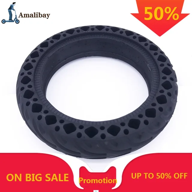US $5.03 Amalibay Rubber Solid Tire for Xiaomi Mijia M365 Electric Scooter Shock Absorber Damping Tyre For M