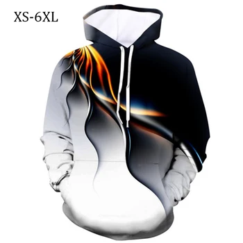 

Men Streetwear Hoodie 3D Printed Lightning Man Hoodies Loose O-neck Autumn Men's Sweatshirt Clothing Poleron 3d Oversized Hoodie
