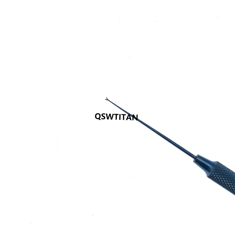 Titanium V-shaped tip Maltzman-Fenzl Lens Manipulator ophthalmic Veterinary surgical instruments
