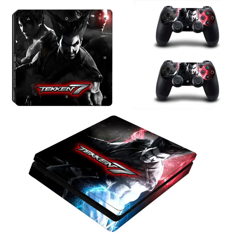 Наклейки для игровых приставок Tekken 7 PS4 Slim s Play station 4 наклейки PlayStation консоль и