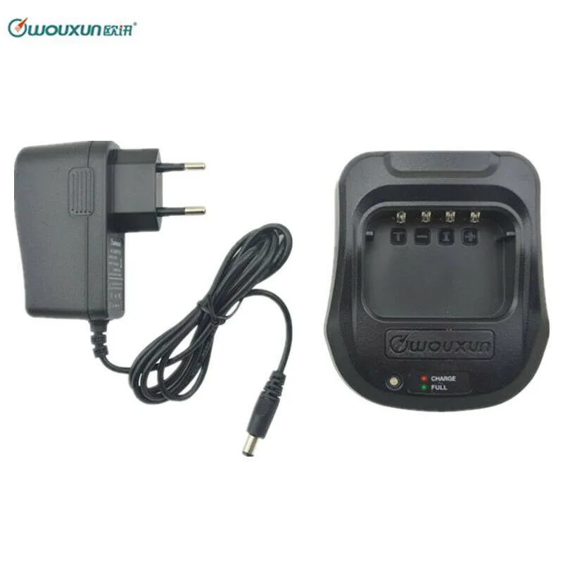 Original Wouxun Desktop Battery Rapid Charger for KG-UV9D KG-UV9DPLUS Plus KG9D Portable Two Way Radio US/EU plug | Дом и сад