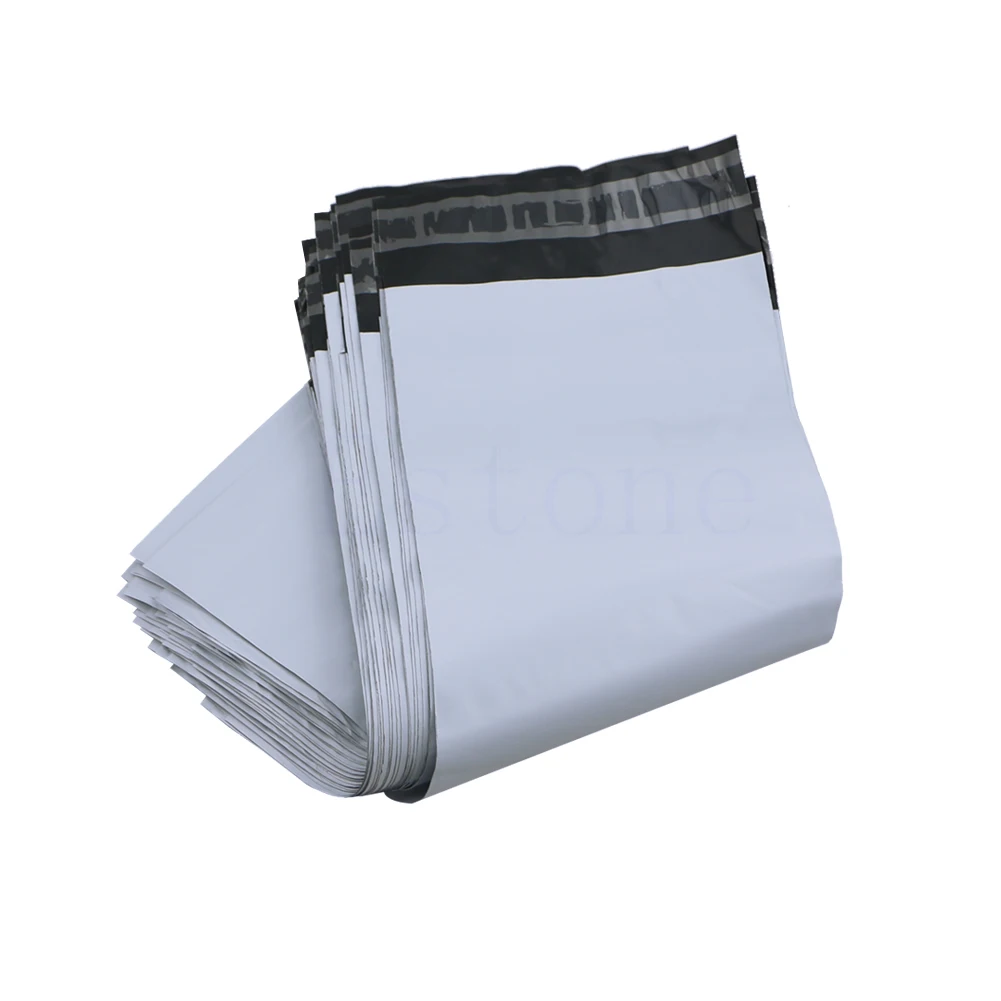 100 шт 13*30 см поли Mailer самозапечатывающийся пластиковый почтовый пакет