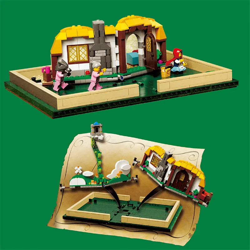

859pcs New Idea Series Pop-up Book Building Blocks Compatible With 21315 Technic Building Blocks Toy Gifts For Children