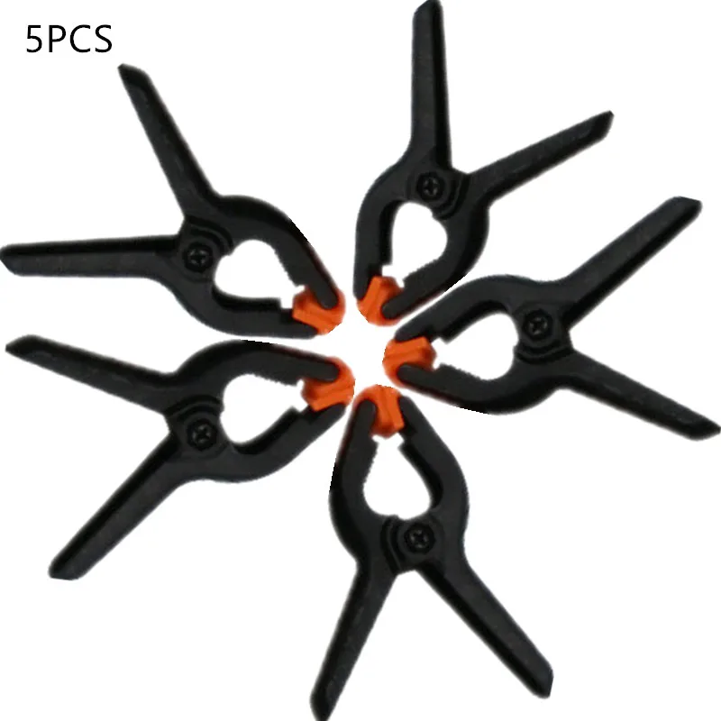 1/5/10PCS Hard Plastic A-shape Woodworking Clip Hand Screw Clamp Fixing Pinch Cock Micro Spring Clamps Set DIY Tools Grip | Обустройство