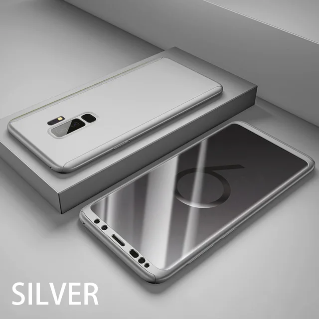 Silver 360 Полный чехол для телефона для samsung Galaxy S5 S7 S8 S9 S10E S6Edge плюс M30 20 10 A70 A60 50 чехол Note3 4 для девочек от 5 до 8 лет 9 10Pro с обмоткой эластичной пленкой - Цвет: Silver