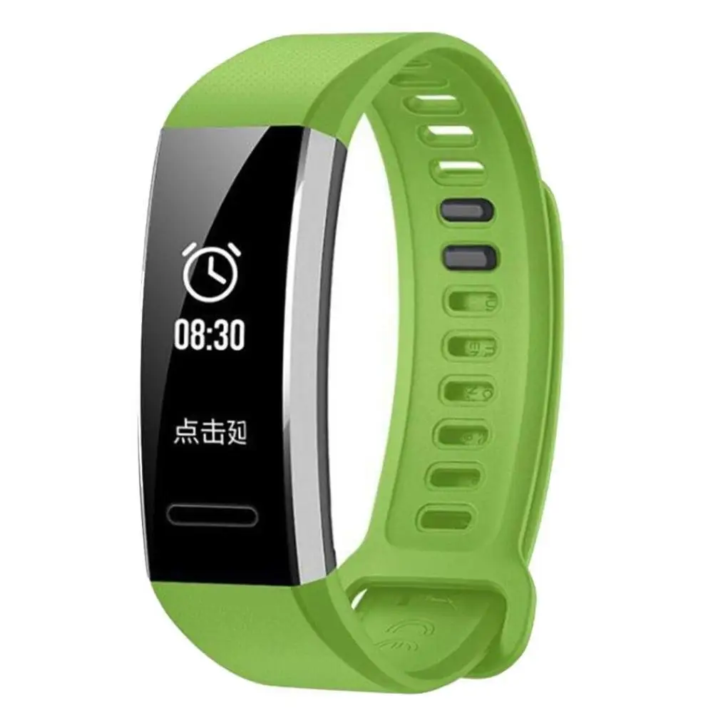 Зеленый Силиконовый ремешок для часов huawei Band 2/Pro Replacemnt напульсники высокого качества мягкие удобные Ремешки для наручных часов - Цвет ремешка: Зеленый