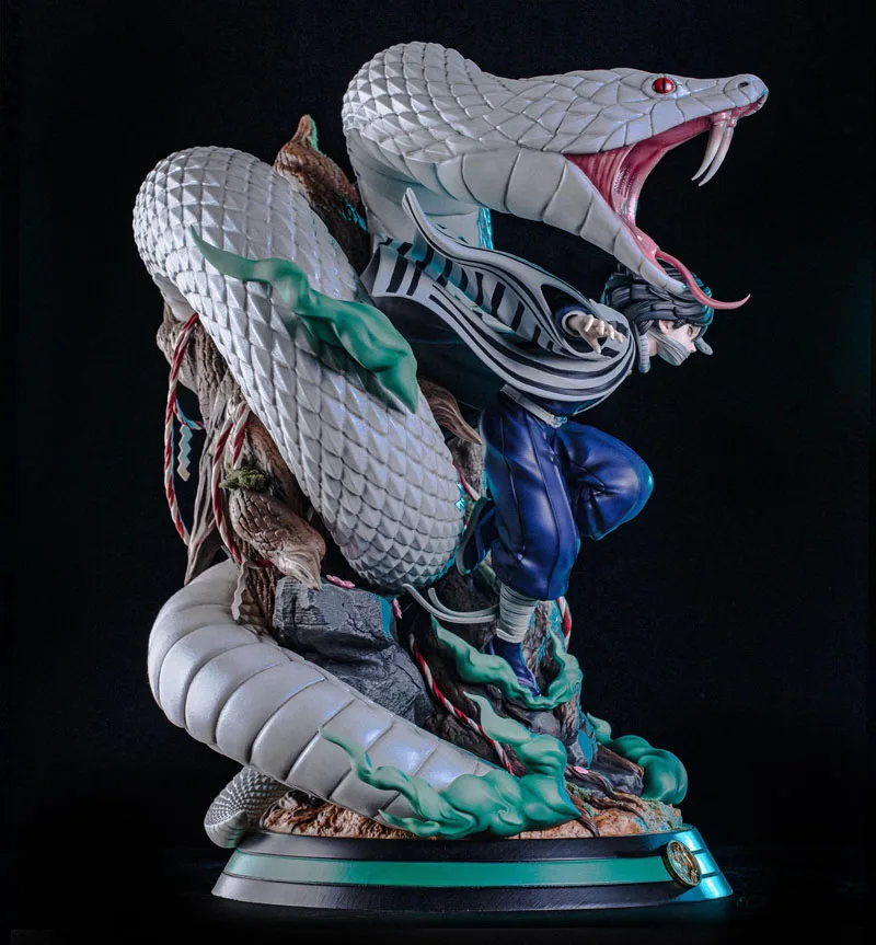 Spot Demon Slayer S Magic Cube Snake Column Gk Limited Edition Handmade Resin Statue Figure Model Action Figures Aliexpress