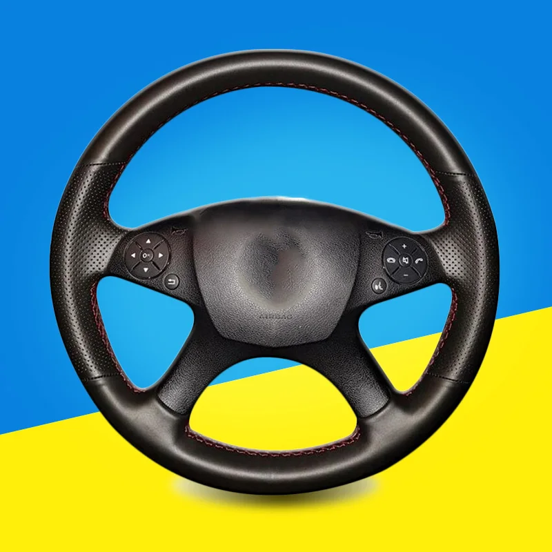 Автомобильная оплетка на руль для Mercedes Benz W204 C-Class 2007-2010 C280 C230 C180 C260 C200 C300 ручные