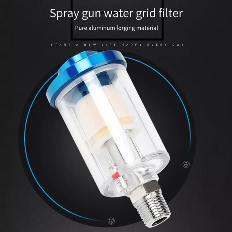 

Used For Compressor Spray Gun 85 * 40mm 1/4 Air Compressor Oil Water Separator Straight Tube Air Hose Filter Moisture Collector