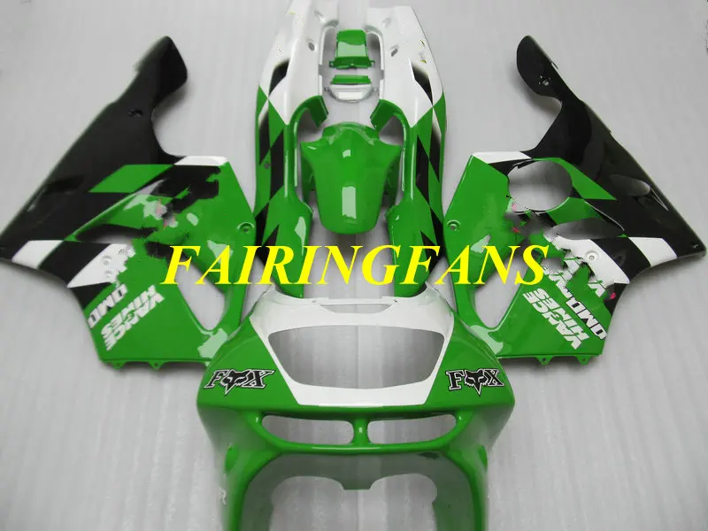 Мотоцикл обтекатель тела комплект для KAWASAKI Ninja ZX6R 94 95 96 97 ZX 6R 1994 1997 ABS Зеленый Белый
