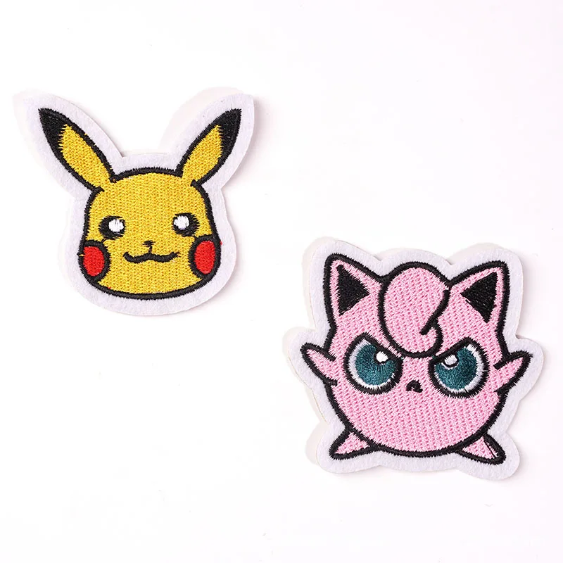 50pcs/lot Cartoon Patch Sticker Small Animal Embroidery Patches for Clothing Accessories Decoration Heat Iron on Transfer