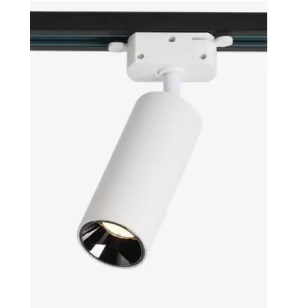 COB 10W 15W Led трек свет алюминиевые потолочные рельсы трек освещение точечный рельс Замена прожекторов галогенные лампы с регулируемой яркостью AC85-265V - Испускаемый цвет: Track Light White