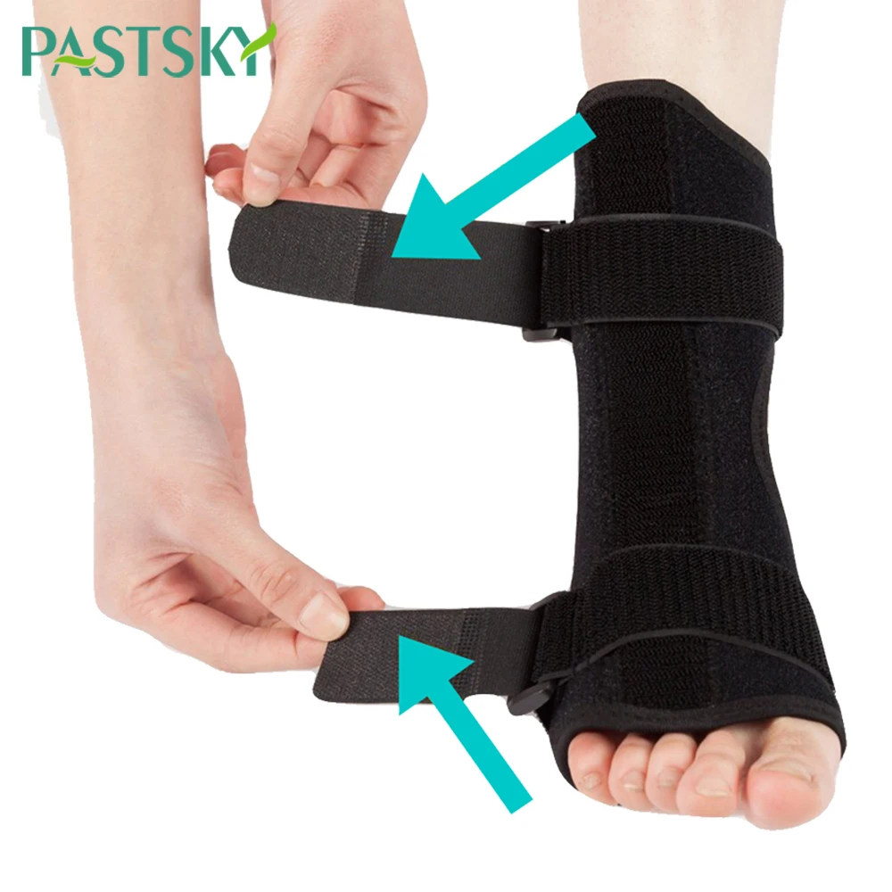  Adjustable Foot Orthosis Stabilizer Plantar Fasciitis Dorsal Night  Day Splint Drop Orthotic Brace 