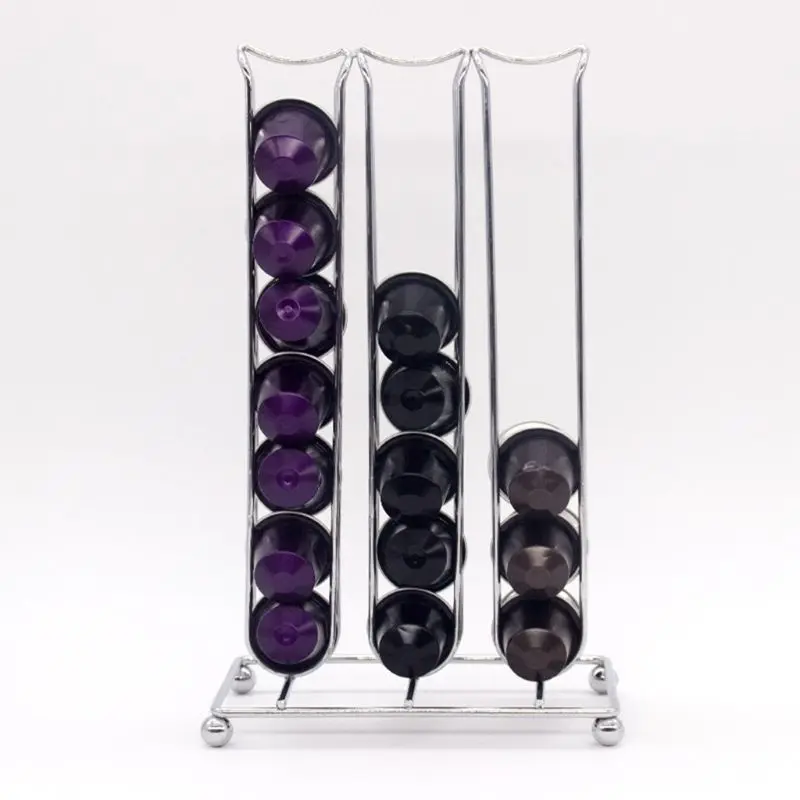 Капсульный держатель Nespresso Кофе Pod держатель стенд 42 шт. капсула кофе дисплей стойка капсула для хранения Органайзер