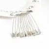 Hot Sale 50/100Pcs Safety Pins DIY Sewing Tools Accessory Silver Metal Needles Large Safety Pin Small Brooch Apparel Accessories ► Photo 2/6