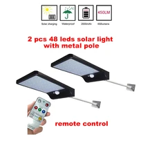 2/4pcs Outdoor LED Solar Wall lamp Night light PIR Motion Sensor Auto ON/Off Waterproof Porch Path Street Garden Security lighti 2/4pcs Outdoor LED Solar Wall lamp Night light PIR Motion Sensor Auto ON/Off Waterproof Porch Path Street Garden Security lighti