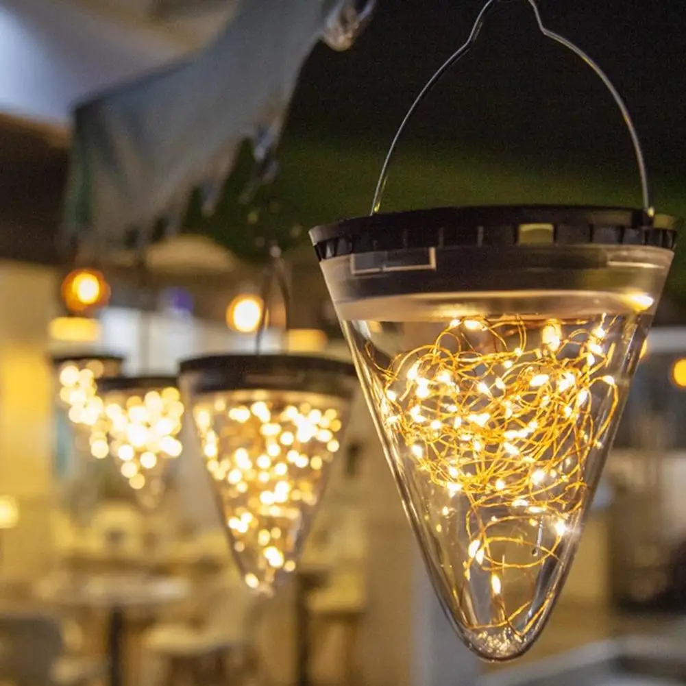 Солнечный Рождественский наружный светильник с тремя режимами для украшения