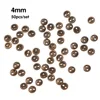 50pcs 3mm 4mm Mini Buttons Metal Round Buttons Doll Buttons for 1/12 1/6 DIY Sewing Doll Clothing Accessories 2