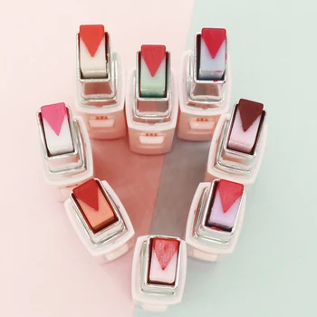 

8 Colors Gradient Lip Korean Style Moisturizer Batom Fruit Tint Double Tone V Cutting Portable Fashion Lip Blam Massage