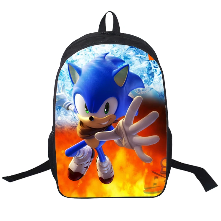 16 дюймов школьные сумки moive Sonic рюкзак boom для студентов школьная сумка для девочек мальчиков рюкзак mochilas индивидуальный заказ