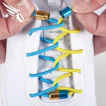 

1 pair of color capsule metal head elastic shoelaces, with a variety of shoes, suitable for adults and children's slack elastic