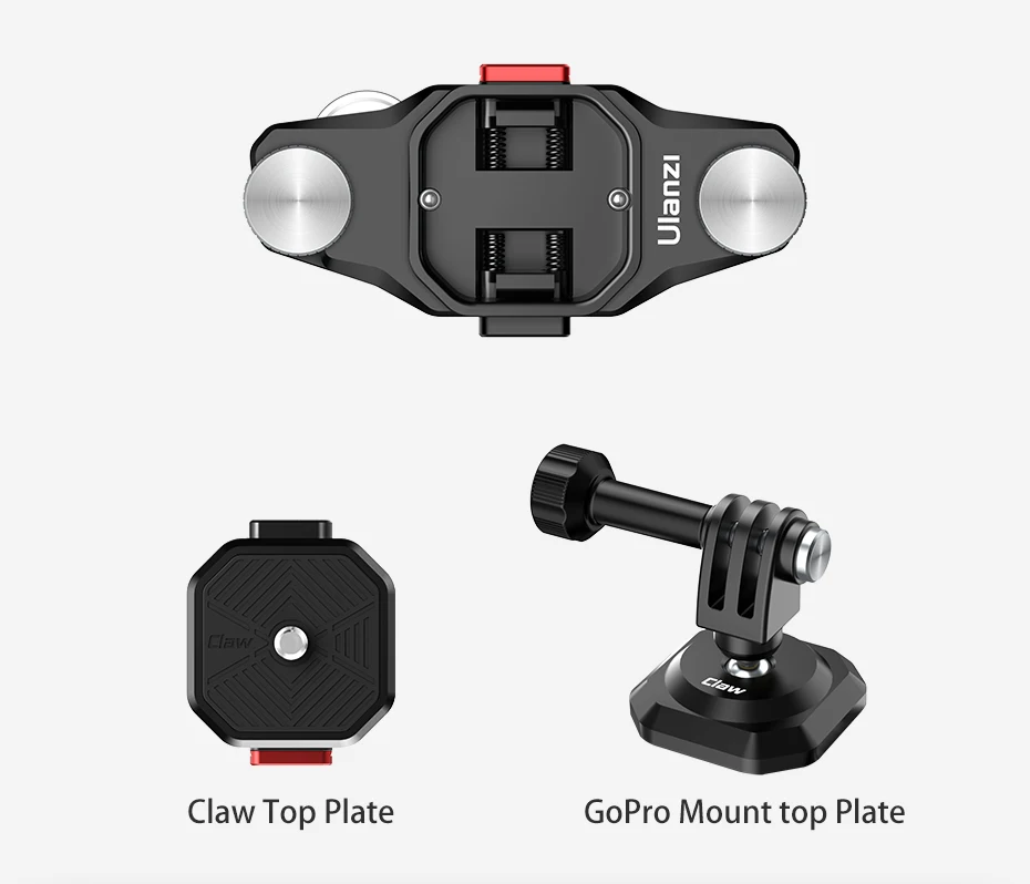 photography flashes Ulanzi Claw Quick Release Plate Clamp Quick Instal System DSLR Gopro 10 9 8 7 Camera Shoulder Strap Belt Clamp Quick Switch Kit neck strap