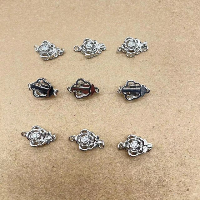 925 Sterling Silver DIY Jewelry Accessories Inlaid with Diamonds Jewelry  Making Supplies Wholesale - AliExpress