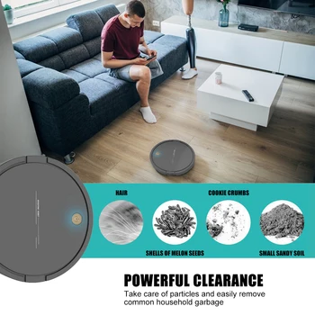 

USB Charging Intelligent Lazy Robot Vacuum Cleaner Household Sweeping Robot Floors Carpet Mopping Dust Sterilize Smart Mop