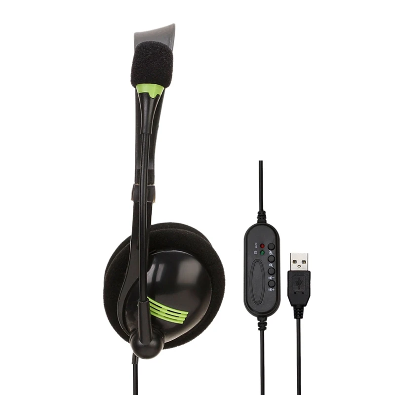 Stereo Earphones Bluetooth Portable Headphone Music Headset with Mic for PC Computer