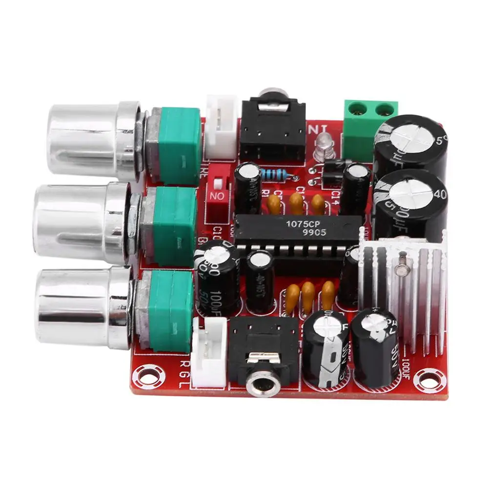 Цифровой аудиопроцессор привод предварительный усилитель AC/DC 12 В R1075 Tone Board BBE