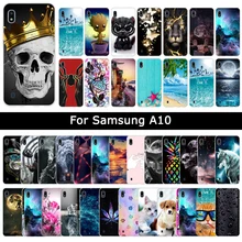 Роскошный чехол для samsung Galaxy A10 A 10, мягкий силиконовый чехол из ТПУ с милым рисунком, защитный чехол для телефона, чехол s Fundas Coque