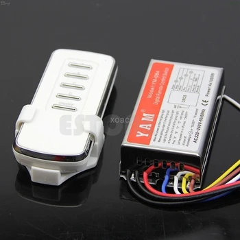 

4 Ways Remote Control ON/OFF AC 220V Digital Switch Controller For Light Lamp M07 dropship