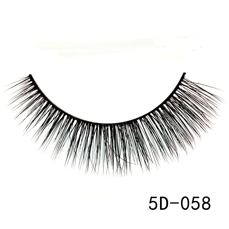 Magnetic eyelash long natural magnetic eyeliner and magnetic false eyelash tweezers suit makeup Lash Extension - Цвет: 058