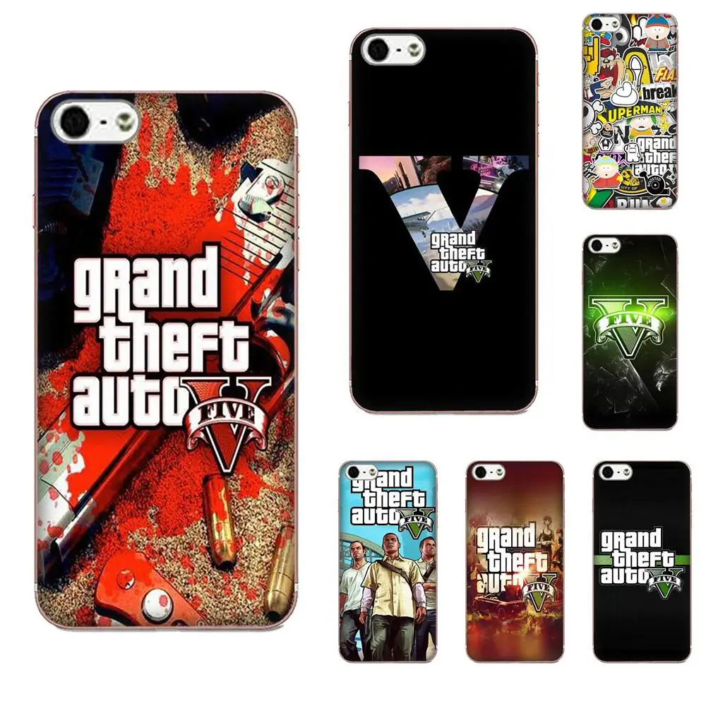 Grand Theft Auto Gta 5 V для Xiaomi Mi3 Mi4 Mi4C Mi4i Mi5 Mi 5S 5X 6 6X 8 SE Pro Lite A1 Max Mix 2 Note 3 4 мягкие чехлы |